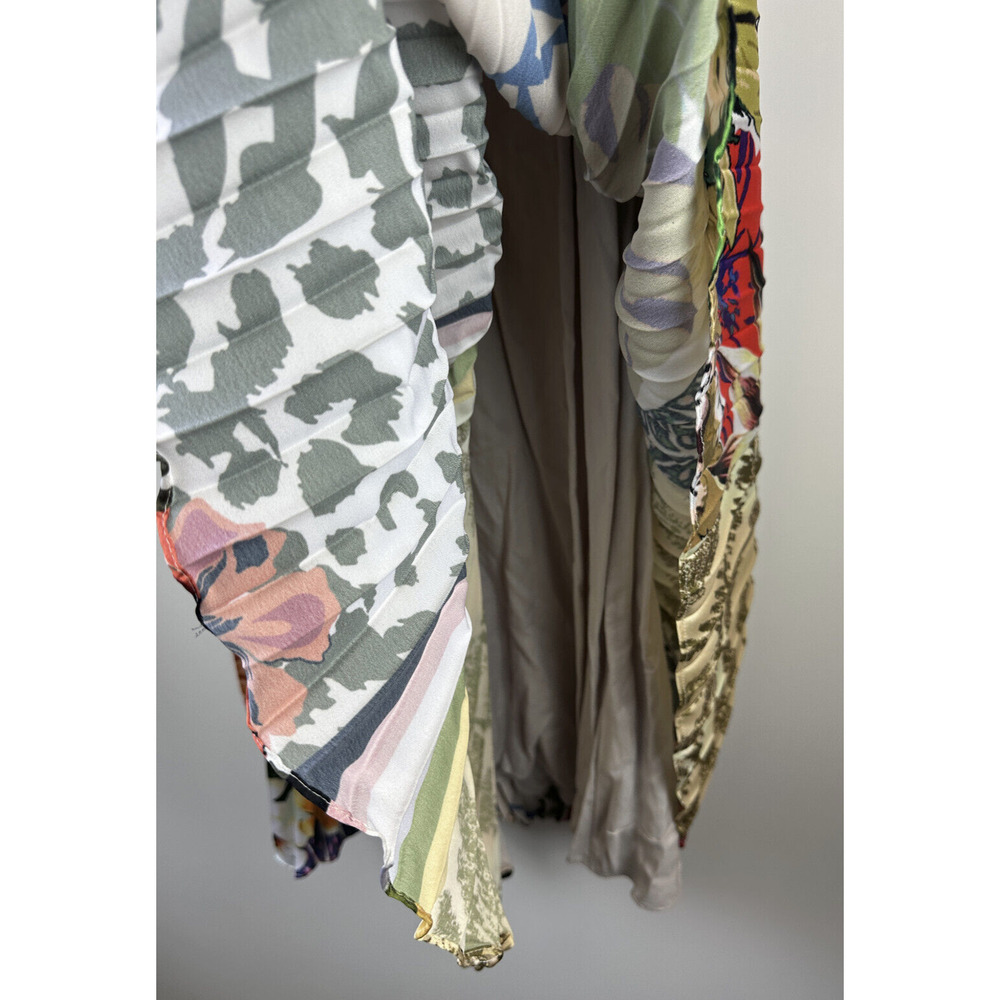 Anthropologie x Geisha Designs Jacinta Midi Dress Pleated Fit & Flare Size 0 - Picture 16 of 16
